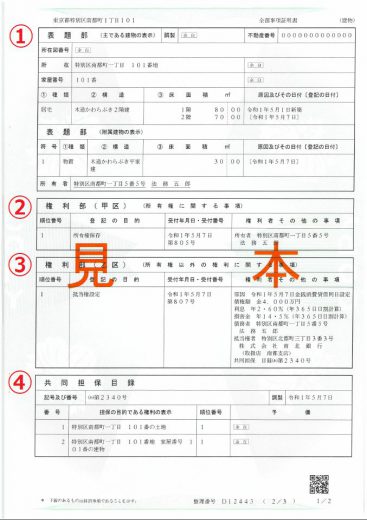 登記簿画像 – 登記簿謄本 わかりやすく , 【初心者向け …