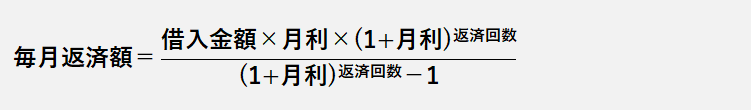 計算式（元利均等）