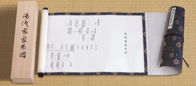 東京書芸館_家宝版『毛筆巻物 家系図』一系統